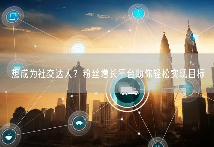 想成为社交达人？粉丝增长平台助你轻松实现目标