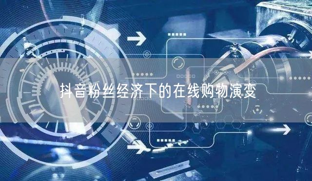 抖音粉丝经济下的在线购物演变