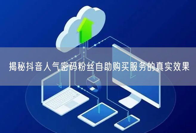 揭秘抖音人气密码粉丝自助购买服务的真实效果