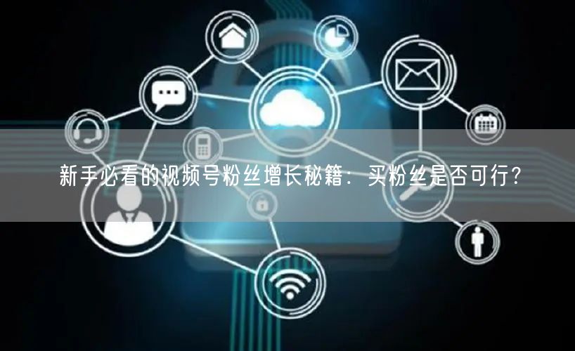 新手必看的视频号粉丝增长秘籍：买粉丝是否可行？
