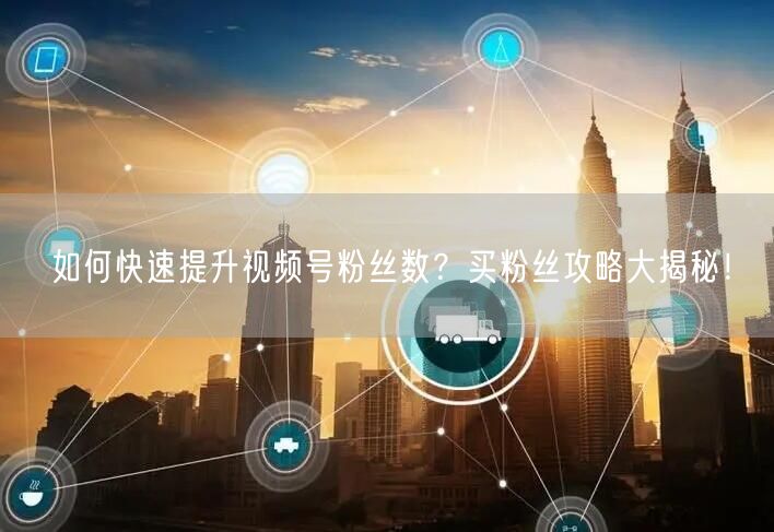 如何快速提升视频号粉丝数？买粉丝攻略大揭秘！