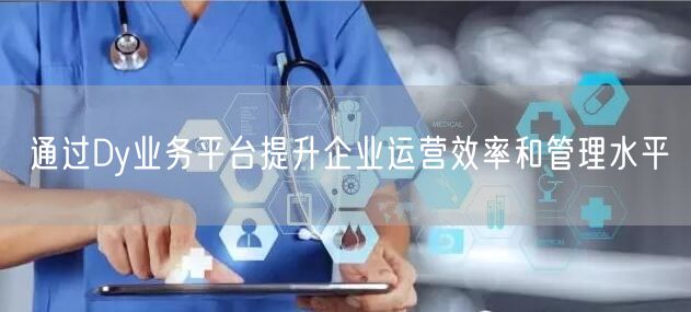 通过Dy业务平台提升企业运营效率和管理水平